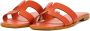 Stefano Lauran Slippers Slides Dames S3116. Oranje - Thumbnail 2