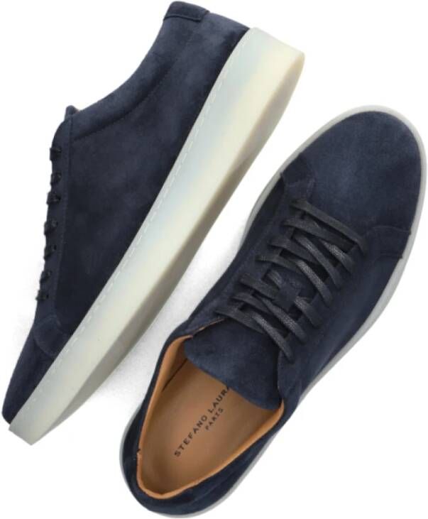 Stefano Lauran Sneakers Blauw Blue Heren