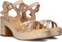 STEFANO LAURAN Dames Led Sandaal Met Studs Th Maat: 38 Materiaal: Leer Kleur: Beige - Thumbnail 3