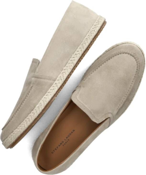 Stefano Lauran Taupe Instapschoenen Beige Heren