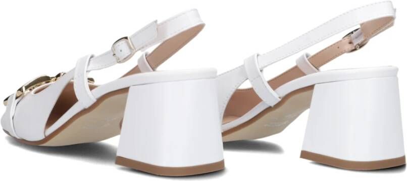 Stefano Lauran Witte Ballerina Flats White Dames