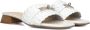 STEFANO LAURAN Slippers Dames 24500 Maat: 37 Materiaal: Leer Kleur: Wit - Thumbnail 2