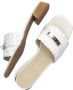 STEFANO LAURAN Slippers Dames 24500 Maat: 37 Materiaal: Leer Kleur: Wit - Thumbnail 5