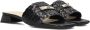 STEFANO LAURAN Slippers Dames 24500 Maat: 36 Materiaal: Leer Kleur: Zwart - Thumbnail 2