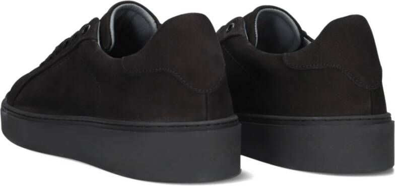 Stefano Lauran Zwarte Veterschoenen Lj2503