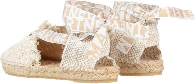 Stella McCartney Beige Canvas Espadrilles voor Vrouwen