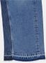 Stella McCartney Blauwe Twee-Tinten Wassing Slouchy Rechte Pijp Jeans - Thumbnail 2