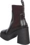 Stella Mccartney Bruine Enkellaarzen met Gestructureerde Sleehak Brown Dames - Thumbnail 15