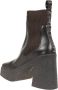 Stella Mccartney Bruine Enkellaarzen met Gestructureerde Sleehak Brown Dames - Thumbnail 18