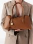 Stella McCartney Bruine Leren Tassen met Hangslot Detail - Thumbnail 2