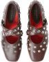 Stella McCartney Bruine Platte Ballerina's Verstelbare Sluiting Italië - Thumbnail 2
