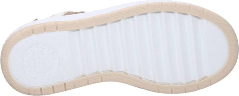 Stella McCartney Bruine Stoffen Sneakers Casual Veters Rubber