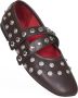 Stella McCartney Bruine veganistische platte schoenen met drukknoopsluiting - Thumbnail 2