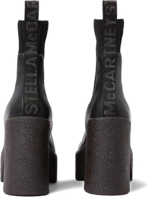 Stella McCartney Bruine Zijde & Nylon Laarzen