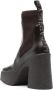Stella Mccartney Bruine Enkellaarzen met Gestructureerde Sleehak Brown Dames - Thumbnail 21