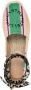 Stella Mccartney Groene Geborduurde Platte Sandalen Green Dames - Thumbnail 2
