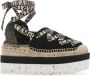 Stella Mccartney Gaia Sleehak Espadrilles met Logoed Linten Multicolor Dames - Thumbnail 2
