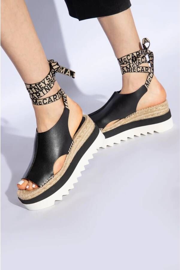 Stella Mccartney Gaia platform sandalen Black Dames