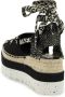 Stella Mccartney Gaia Sleehak Espadrilles met Logoed Linten Multicolor Dames - Thumbnail 3