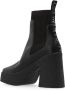 Stella Mccartney Bruine Enkellaarzen met Gestructureerde Sleehak Brown Dames - Thumbnail 5