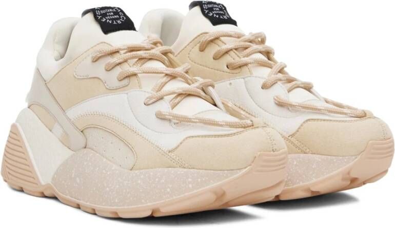 Stella McCartney Gele Sneakers met Amandelneus