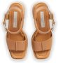 Stella Mccartney Gespte Plateau Sandalen in Kameel Brown Dames - Thumbnail 2