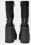 Stella Mccartney Zwarte elastische eco-leren laarzen met vierkante neus Black Dames - Thumbnail 11