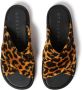 Stella Mccartney Luipaardprint Open Teen Sandalen Brown Dames - Thumbnail 6