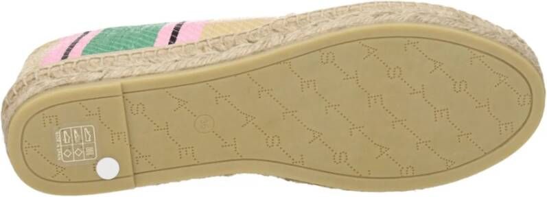 Stella McCartney Multicolor stoffen espadrilles met logo