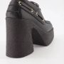 Stella Mccartney Zwarte Vegan Leren Plateau Schoenen Black Dames - Thumbnail 7
