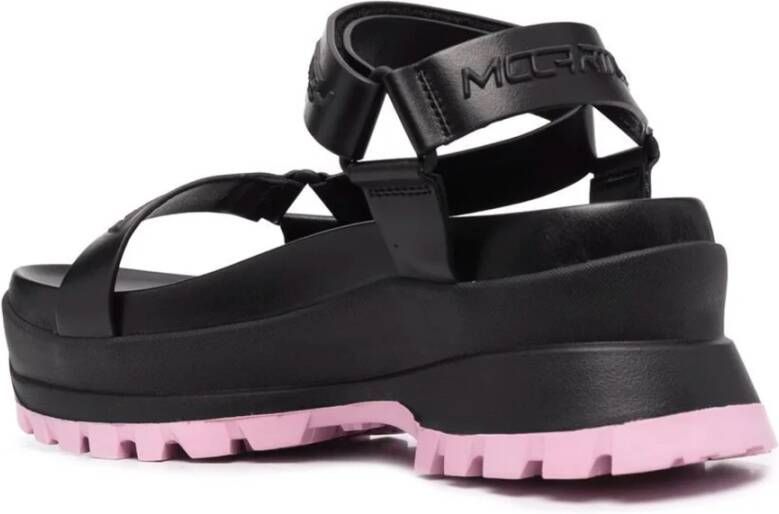 Stella Mccartney Platte sandalen Zwart Dames