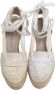 Stella McCartney Pre-owned Canvas heels White Dames - Thumbnail 2