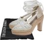 Stella McCartney Pre-owned Canvas heels White Dames - Thumbnail 7