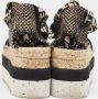 Stella McCartney Pre-owned Canvas sandals Black Dames - Thumbnail 5