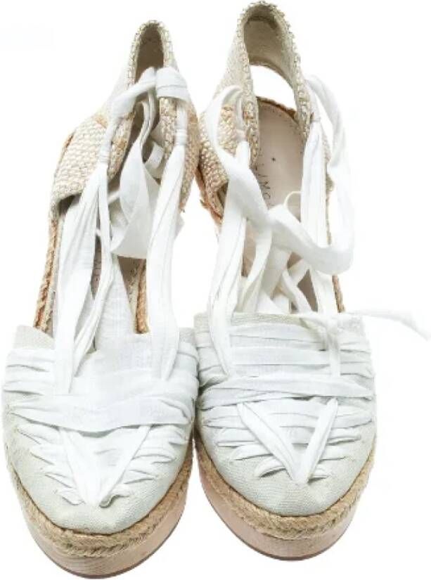 Stella McCartney Pre-owned Canvas sandals White Dames