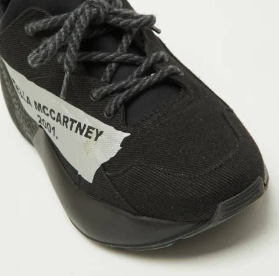 Stella McCartney Pre-owned Canvas sneakers Black Dames