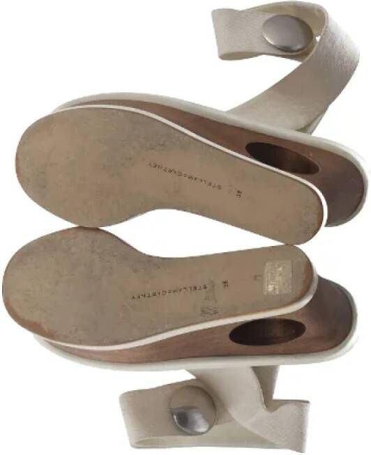 Stella McCartney Pre-owned Cotton sandals White Dames