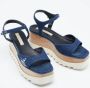 Stella McCartney Pre-owned Denim sandals Blue Dames - Thumbnail 4