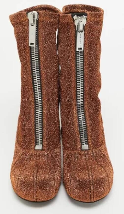 Stella McCartney Pre-owned Fabric boots Brown Dames