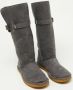 Stella McCartney Pre-owned Fabric boots Gray Dames - Thumbnail 4
