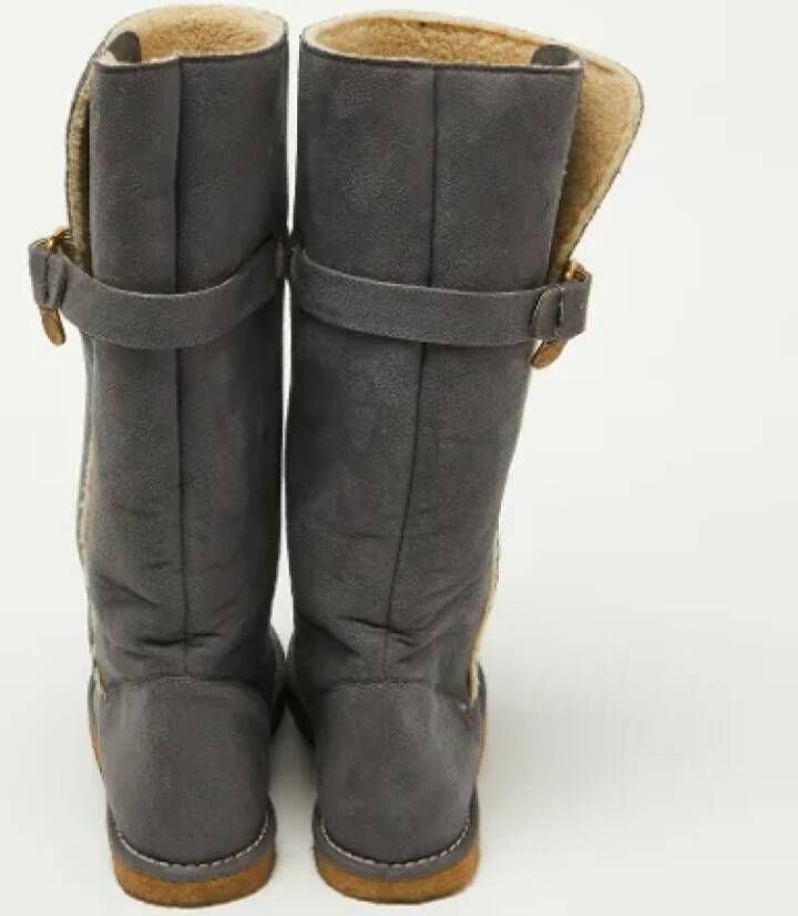 Stella McCartney Pre-owned Fabric boots Gray Dames