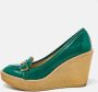 Stella McCartney Pre-owned Fabric heels Green Dames - Thumbnail 2