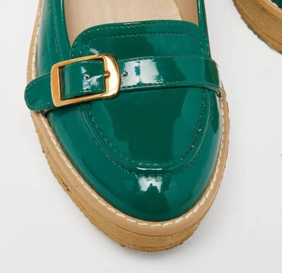 Stella McCartney Pre-owned Fabric heels Green Dames