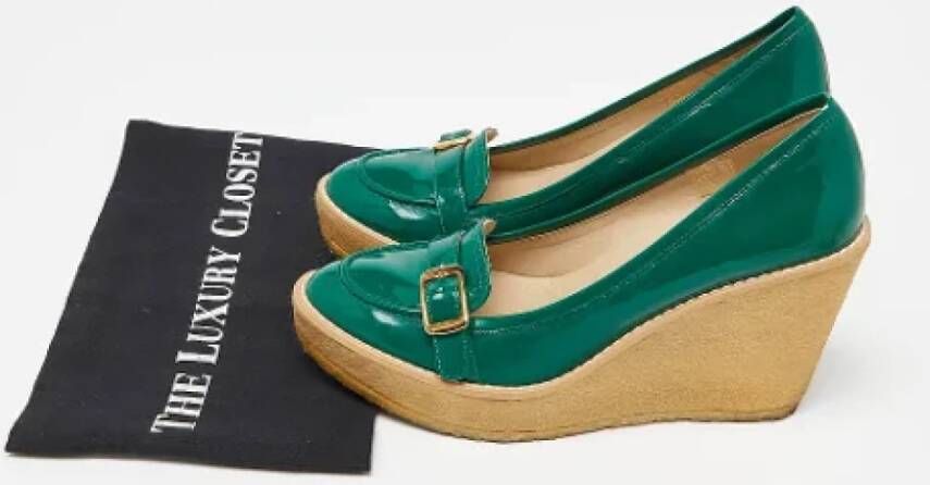 Stella McCartney Pre-owned Fabric heels Green Dames
