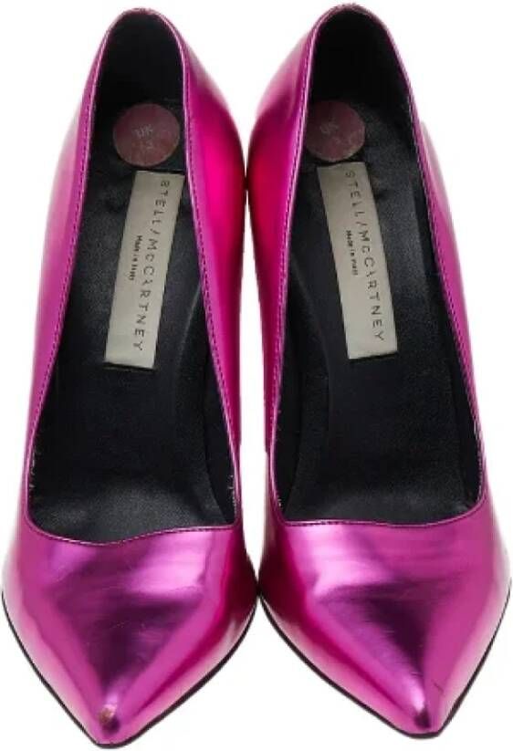 Stella McCartney Pre-owned Fabric heels Purple Dames