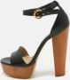 Stella McCartney Pre-owned Fabric sandals Black Dames - Thumbnail 2