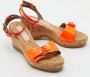 Stella McCartney Pre-owned Fabric sandals Orange Dames - Thumbnail 3