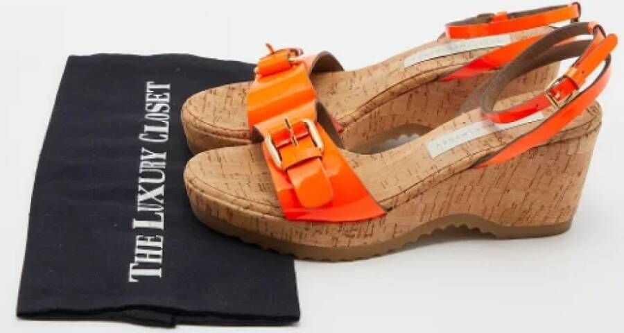 Stella McCartney Pre-owned Fabric sandals Orange Dames