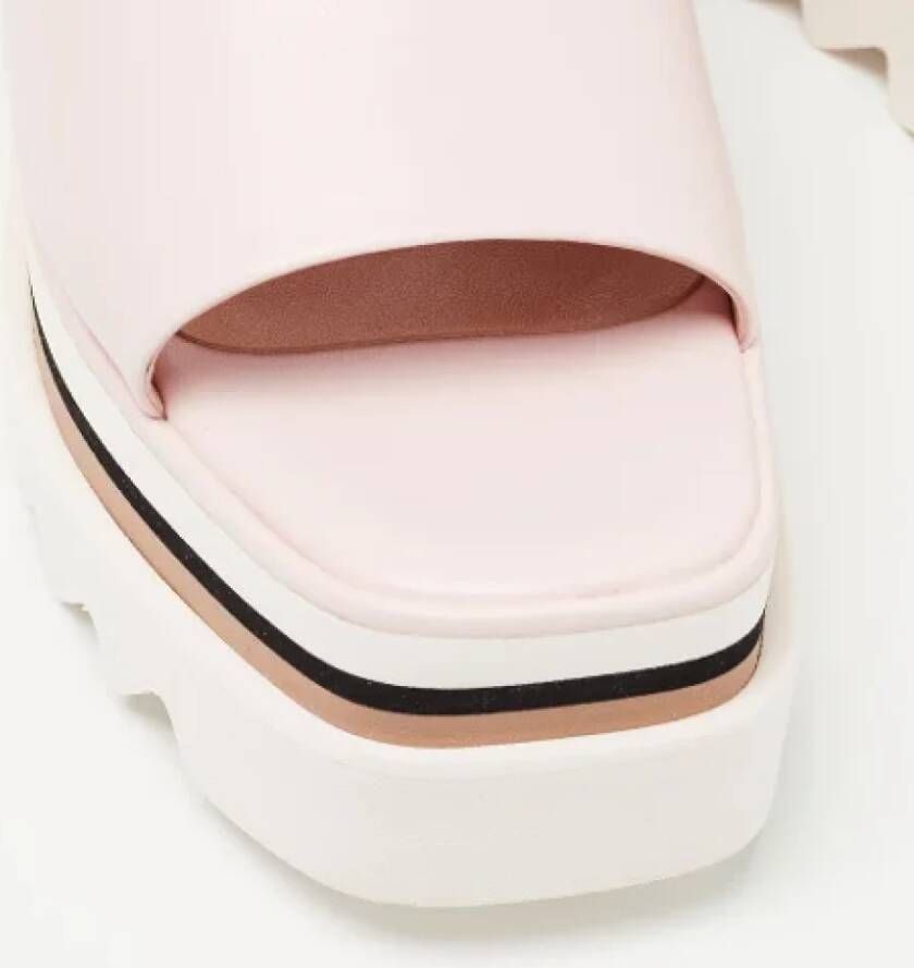 Stella McCartney Pre-owned Fabric sandals Pink Dames