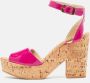 Stella McCartney Pre-owned Fabric sandals Pink Dames - Thumbnail 2